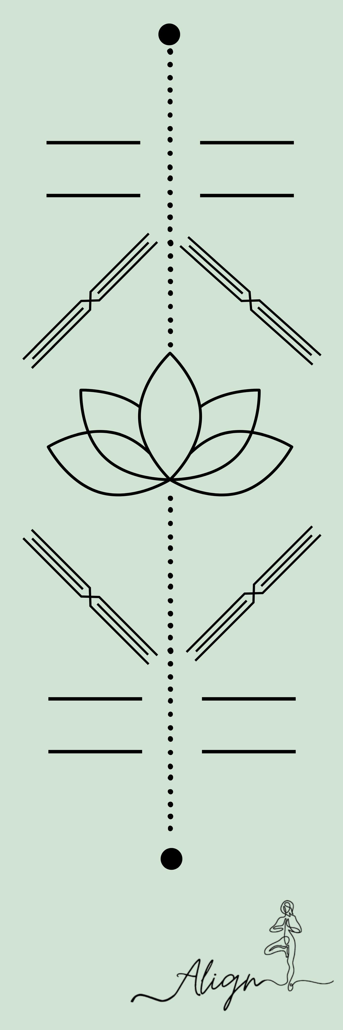 Lotus Flow Yoga Mat – Align Your Energy & Practice