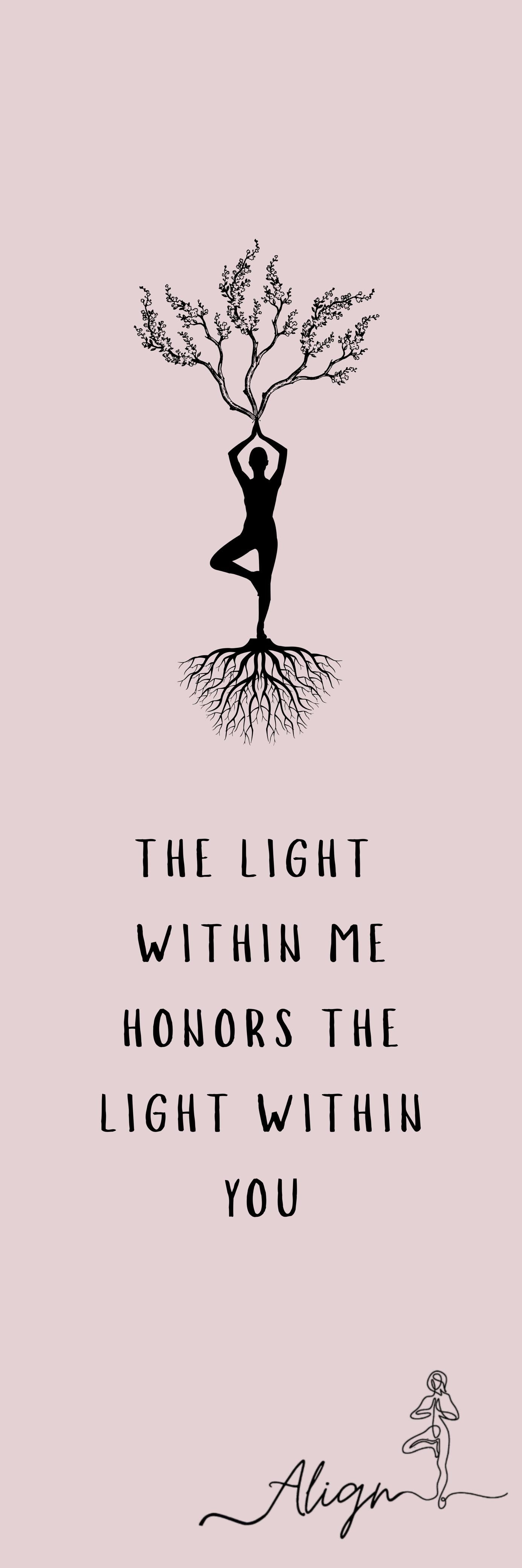 Rooted Balance Yoga Mat – Grounded in Light & Growth