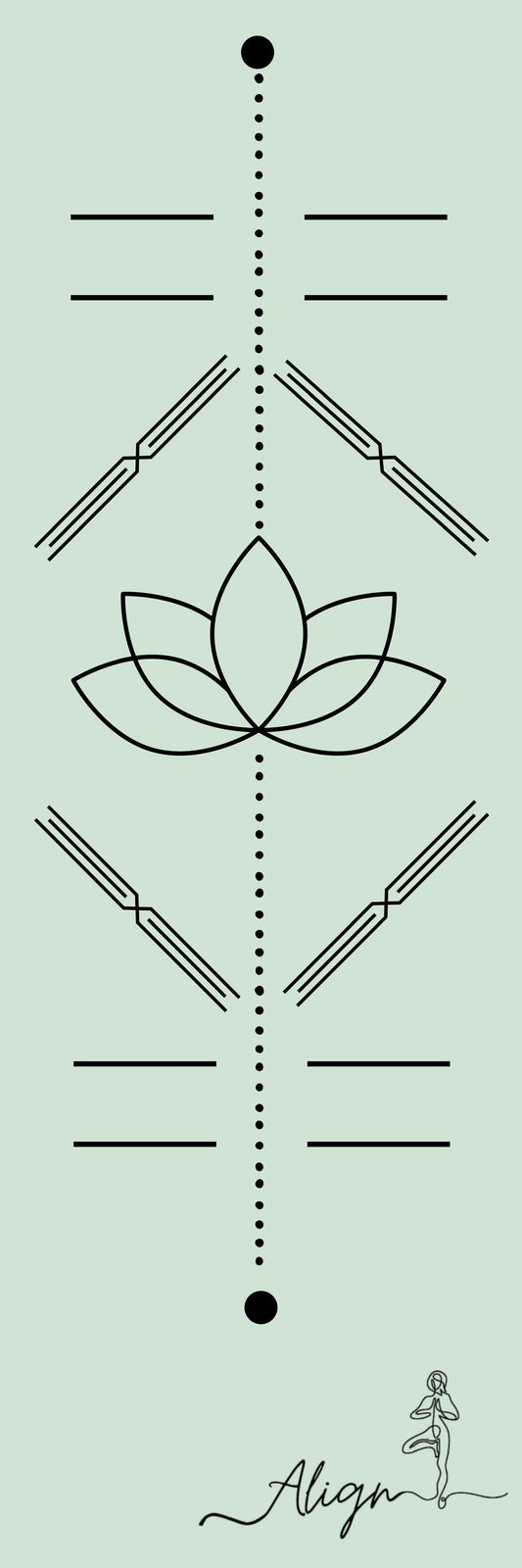 Lotus Flow Yoga Mat – Align Your Energy & Practice